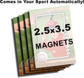 4-2.5x3.5 Personalized Magnets