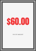 $60.00 Payment By Amount