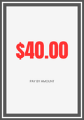 $40.00 Payment By Amount