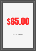 $65.00 Payment By Amount