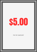 $5.00 Payment By Amount