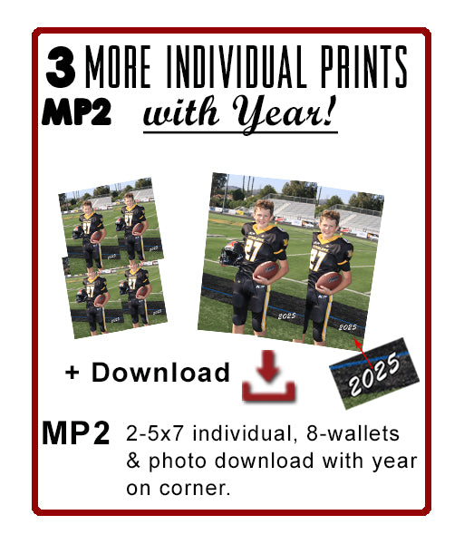 MP2 - More Individual Prints with Year with Individual Download
