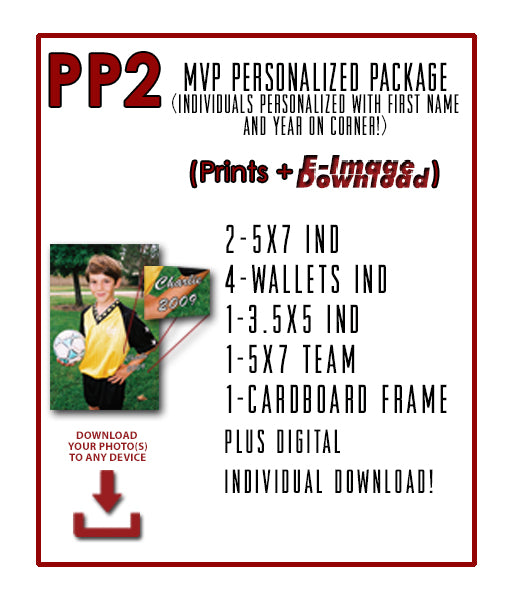 PP2 - Personalized Package with Individual Photo Download